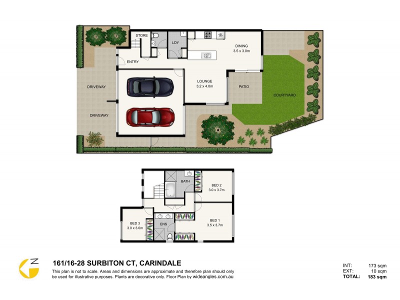 161/16 Surbiton Court, Carindale QLD 4152 Floorplan