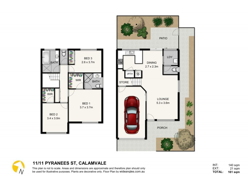 11/11 Pyranees Street, Calamvale QLD 4116 Floorplan