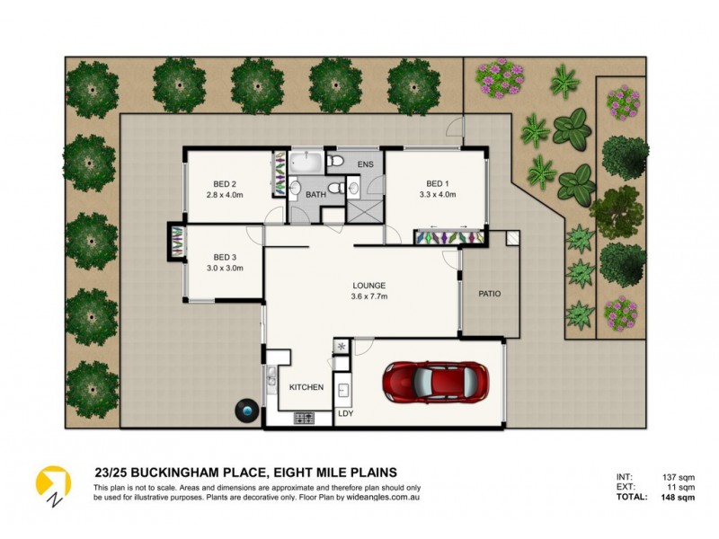 23/25 Buckingham Place, Eight Mile Plains QLD 4113 Floorplan