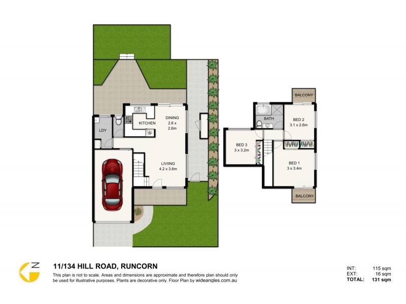 11/134 Hill Road, Runcorn QLD 4113 Floorplan