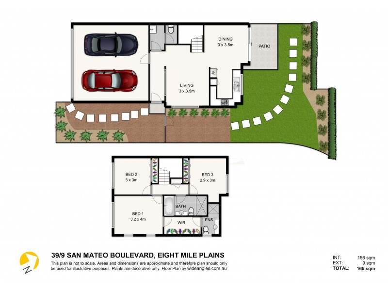 39/9 San Mateo Boulevard, Eight Mile Plains QLD 4113 Floorplan