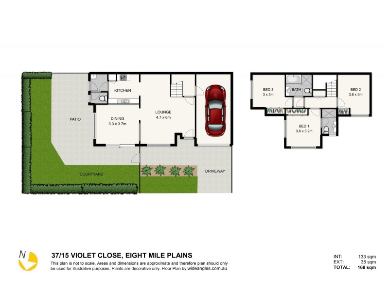 37/15 Violet Close, Eight Mile Plains QLD 4113 Floorplan