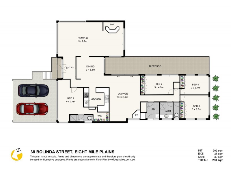 38 Bolinda Street, Eight Mile Plains QLD 4113 Floorplan