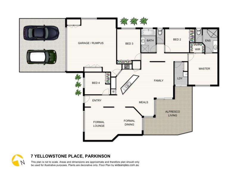 7 Yellowstone Place, Parkinson QLD 4115 Floorplan