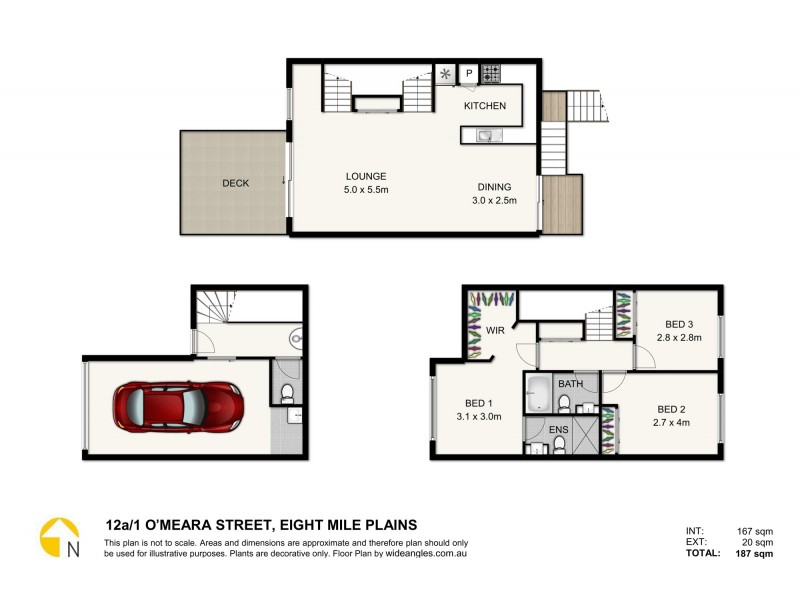 12a/1 O’Meara Street, Eight Mile Plains QLD 4113 Floorplan
