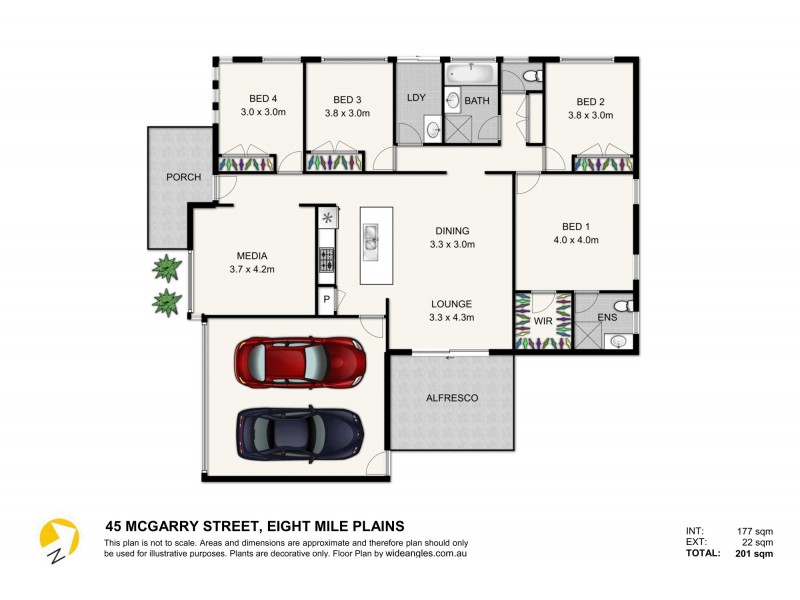 45 McGarry Street, Eight Mile Plains QLD 4113 Floorplan