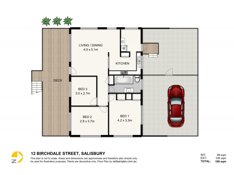12 Birchdale Street, Salisbury QLD 4107 Floorplan