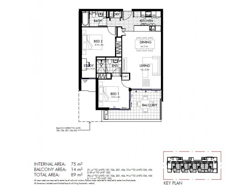206/32 Gonzales Street, Macgregor QLD 4109 Floorplan