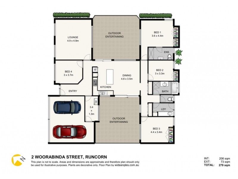 2 Woorabinda Street, Runcorn QLD 4113 Floorplan