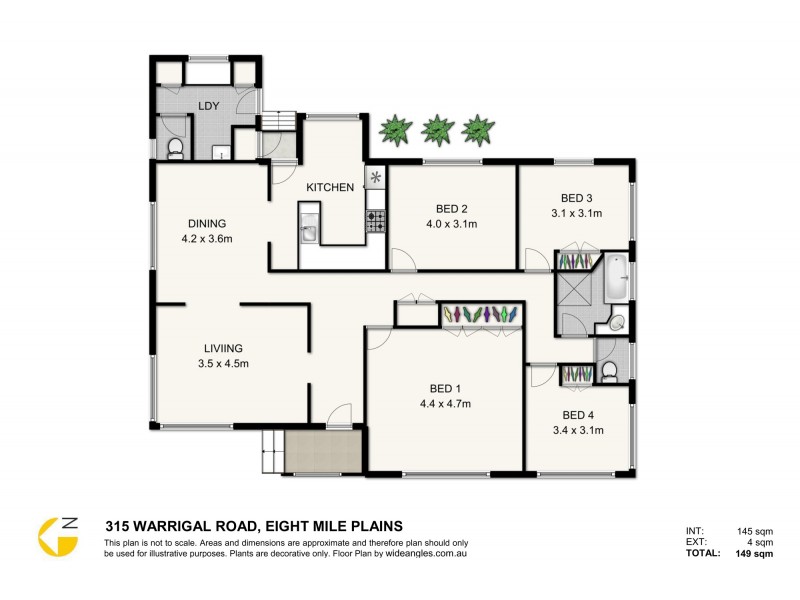 315 Warrigal Road, Eight Mile Plains QLD 4113 Floorplan