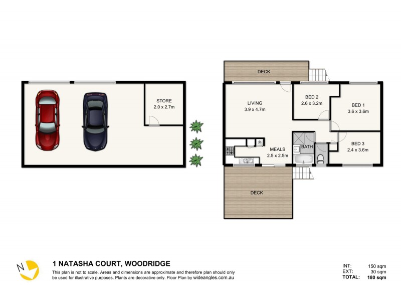 1 Natasha Court, Woodridge QLD 4114 Floorplan