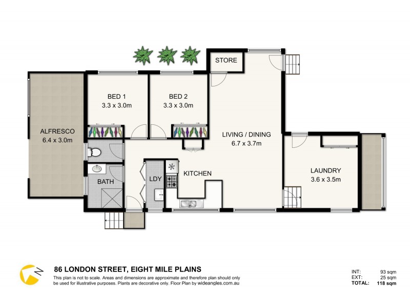86 London Street, Eight Mile Plains QLD 4113 Floorplan