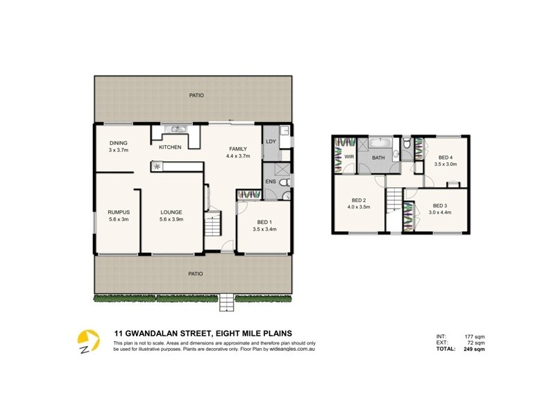 11 Gwandalan St, Eight Mile Plains QLD 4113 Floorplan