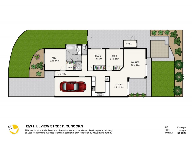 12/5 Hillview Street, Runcorn QLD 4113 Floorplan