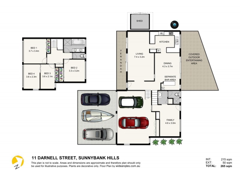 11 Darnell Street, Sunnybank Hills QLD 4109 Floorplan