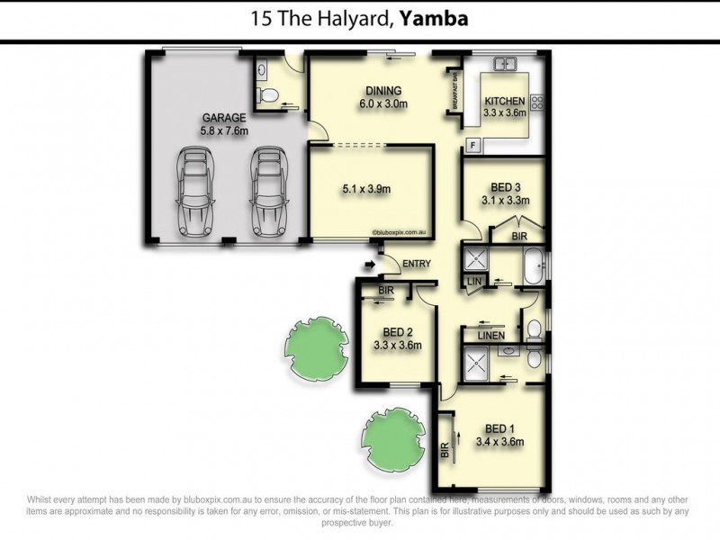 15 The Halyard, Yamba NSW 2464 Floorplan