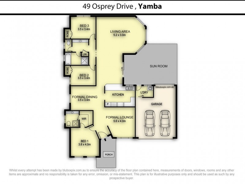 49 Osprey Drive, Yamba NSW 2464 Floorplan