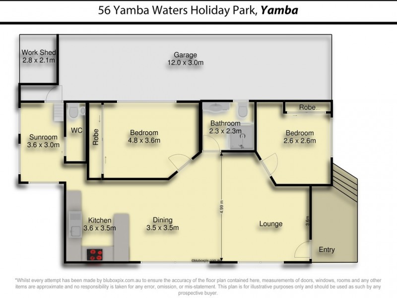 56/36 Golding Street, Yamba NSW 2464 Floorplan