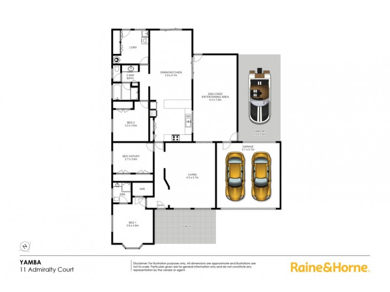 11 Admiralty Court, Yamba NSW 2464 Floorplan