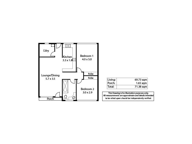 14/63 Western Parade, Brooklyn Park SA 5032 Floorplan