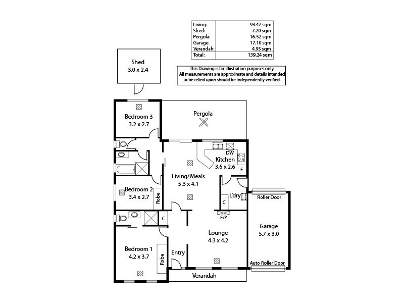 1/4 Golfers Avenue, Seaton SA 5023 Floorplan