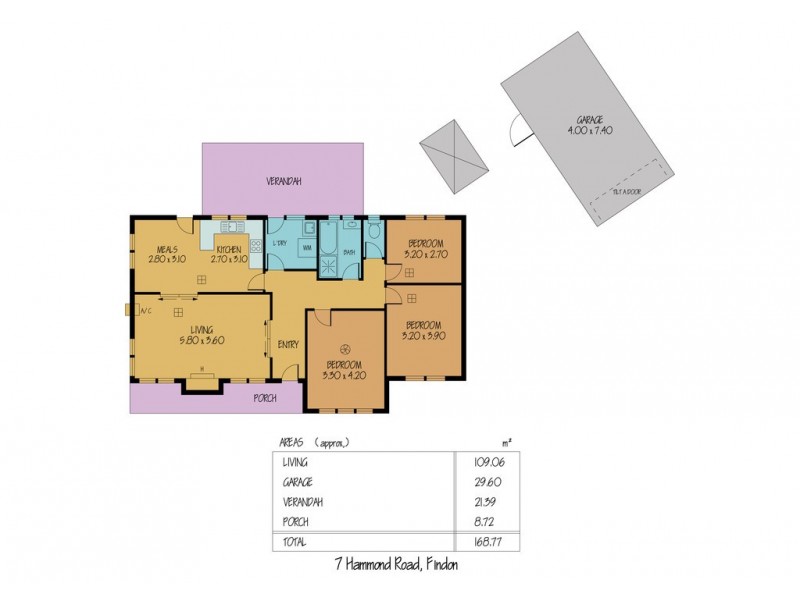 7 Hammond Road, Findon SA 5023 Floorplan