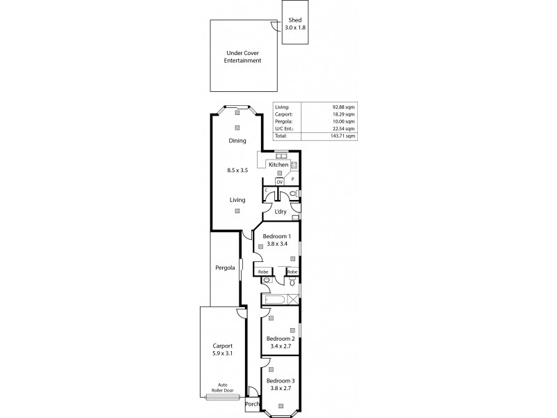 27D Golfers Avenue, Seaton SA 5023 Floorplan