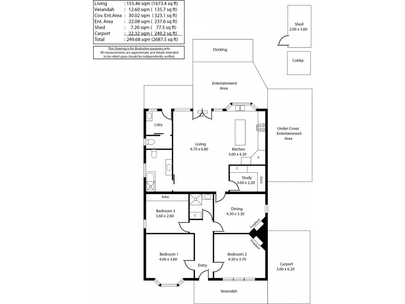 6 Clifford Street, Brooklyn Park SA 5032 Floorplan