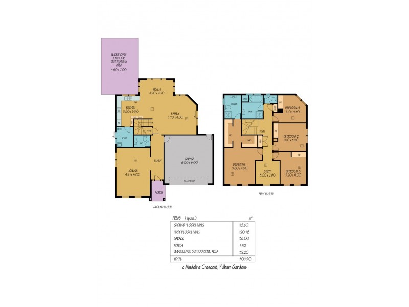 1C Madeline Crescent, Fulham Gardens SA 5024 Floorplan
