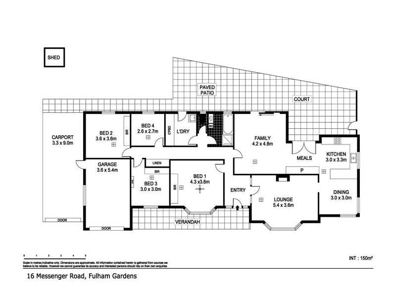 16 Messenger Road, Fulham Gardens SA 5024 Floorplan