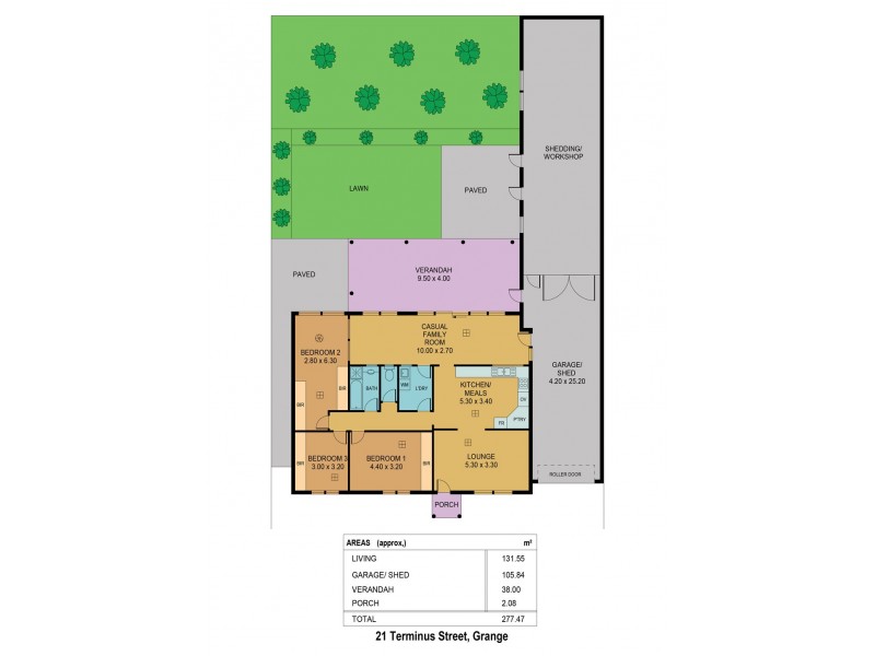 21 Terminus Street, Grange SA 5022 Floorplan