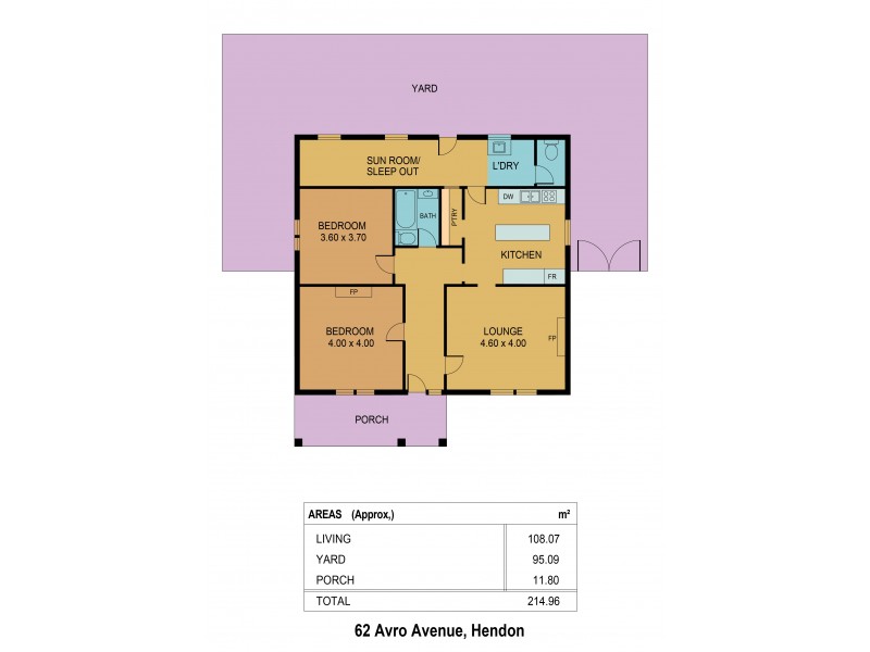 62 Avro Avenue, Hendon SA 5014 Floorplan