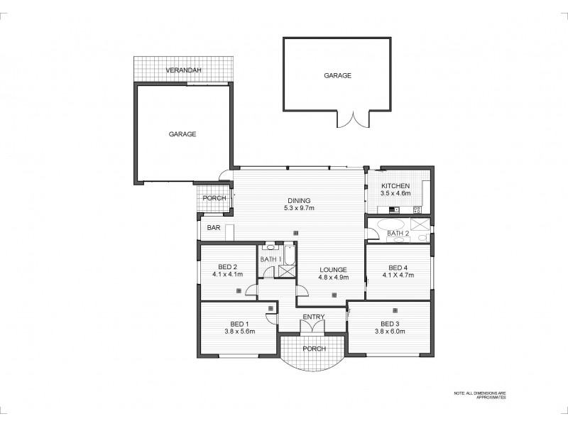 7 Rugby Avenue, Croydon Park SA 5008 Floorplan