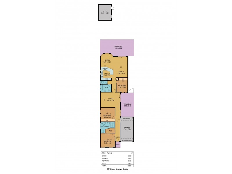 8A Winser Avenue, Seaton SA 5023 Floorplan