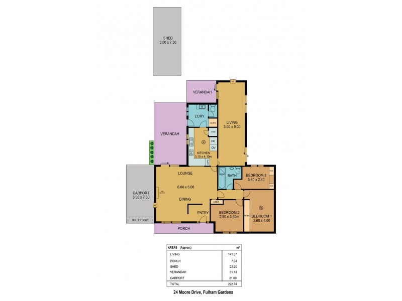 24 Moore Drive, Fulham Gardens SA 5024 Floorplan