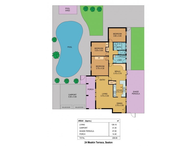 24 Meakin Terrace, Seaton SA 5023 Floorplan