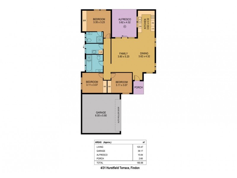 Res 4/31 Hurstfield Terrace, Findon SA 5023 Floorplan