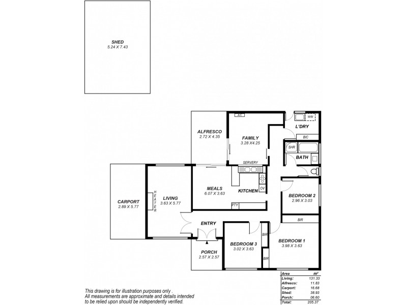 404 Tapleys Hill Road, Fulham Gardens SA 5024 Floorplan