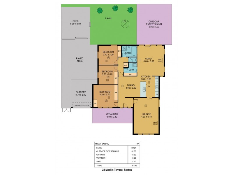 22 Meakin Terrace, Seaton SA 5023 Floorplan