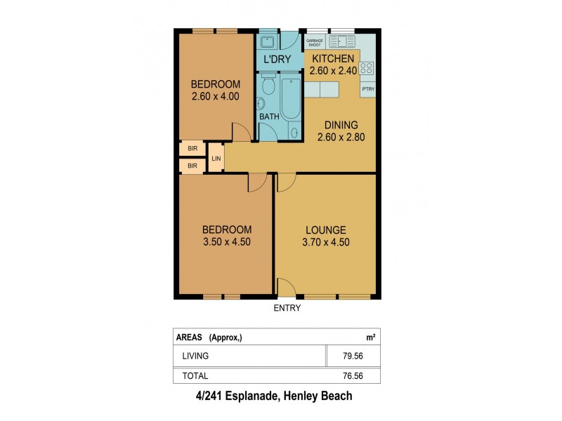 4/241 Esplanade, Henley Beach SA 5022 Floorplan