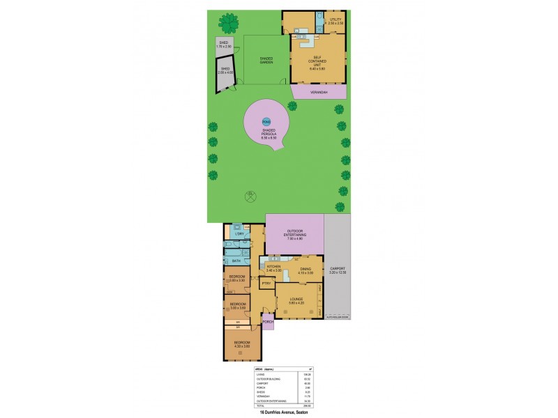 16 Dumfries Avenue, Seaton SA 5023 Floorplan