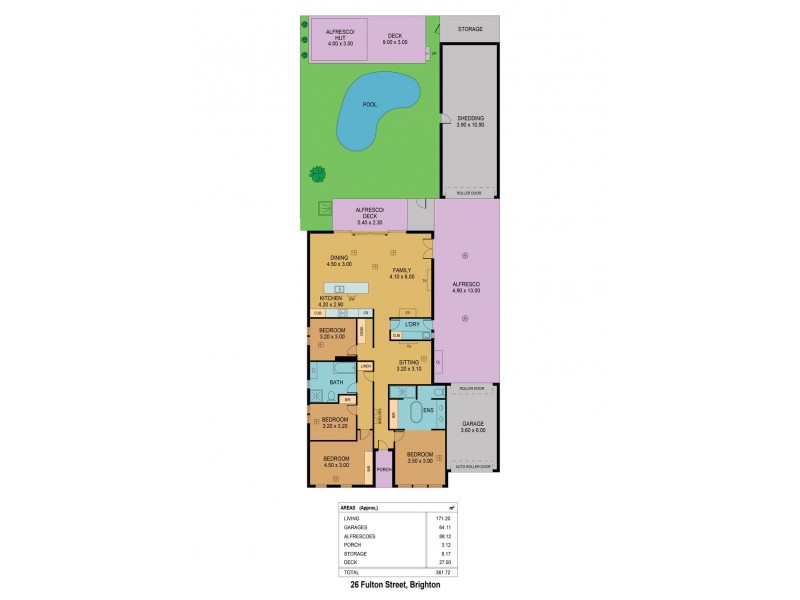 26 Fulton Street, Brighton SA 5048 Floorplan