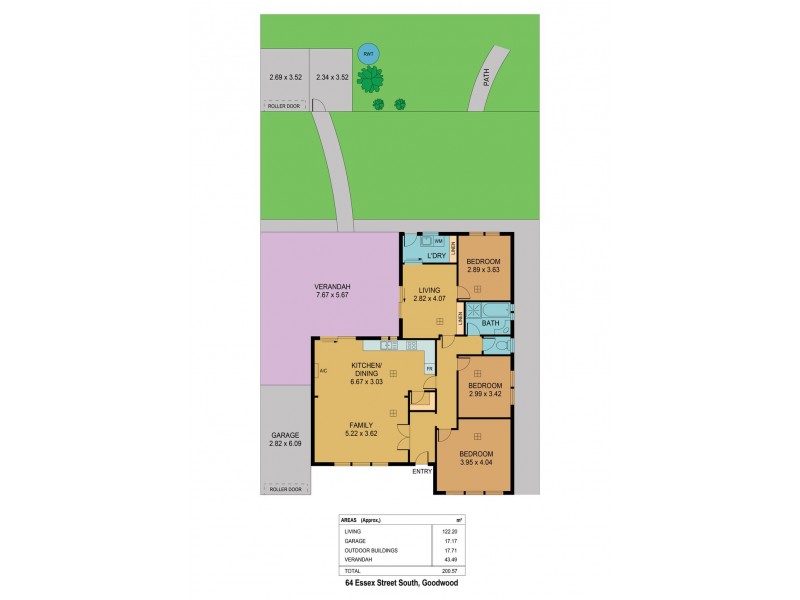 64 Essex Street South, Goodwood SA 5034 Floorplan