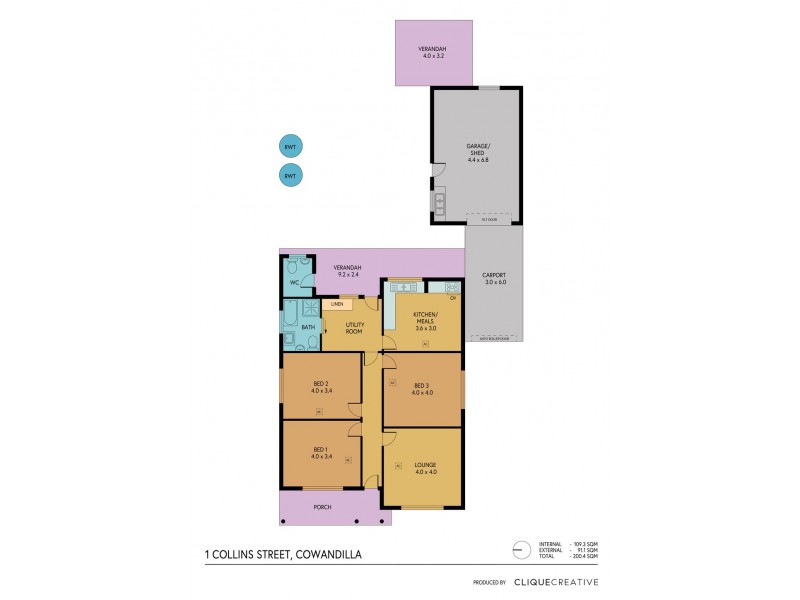 1 Collins Street, Cowandilla SA 5033 Floorplan
