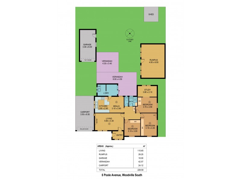 5 Poole Avenue, Woodville South SA 5011 Floorplan