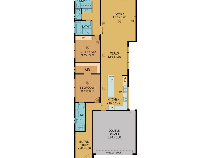 36 John Street, Flinders Park SA 5025 Floorplan