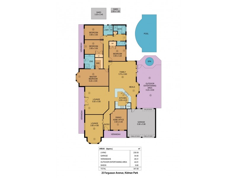 25 Fergusson Avenue, Kidman Park SA 5025 Floorplan