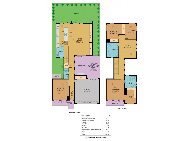 3B Park Drive, Kidman Park SA 5025 Floorplan