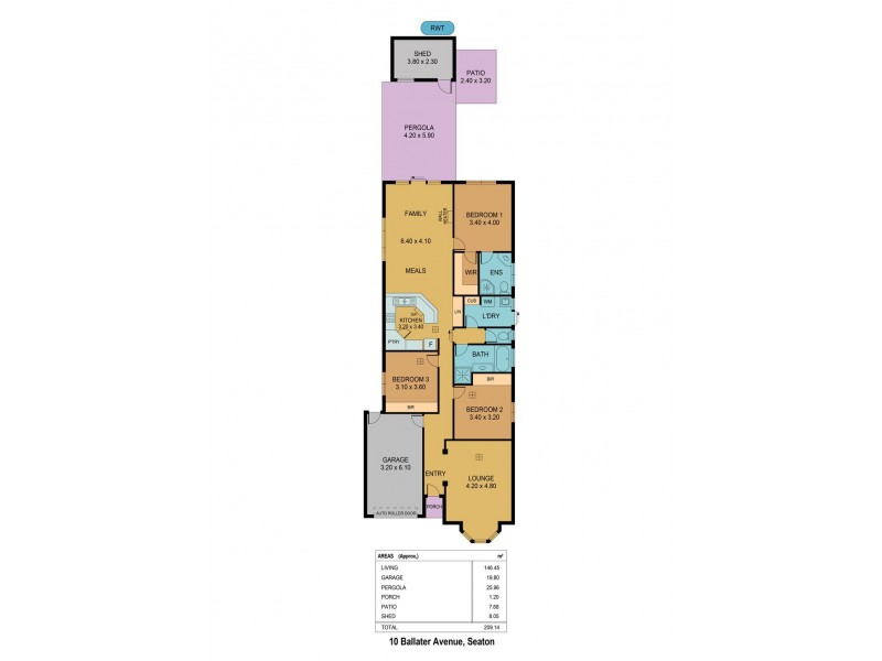 10 Ballater Avenue, Seaton SA 5023 Floorplan