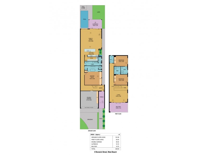 5 Renwick Street, West Beach SA 5024 Floorplan
